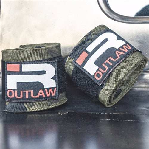 Iron Rebel Outlaw Wrist Wraps *Grn.Camo* 36”