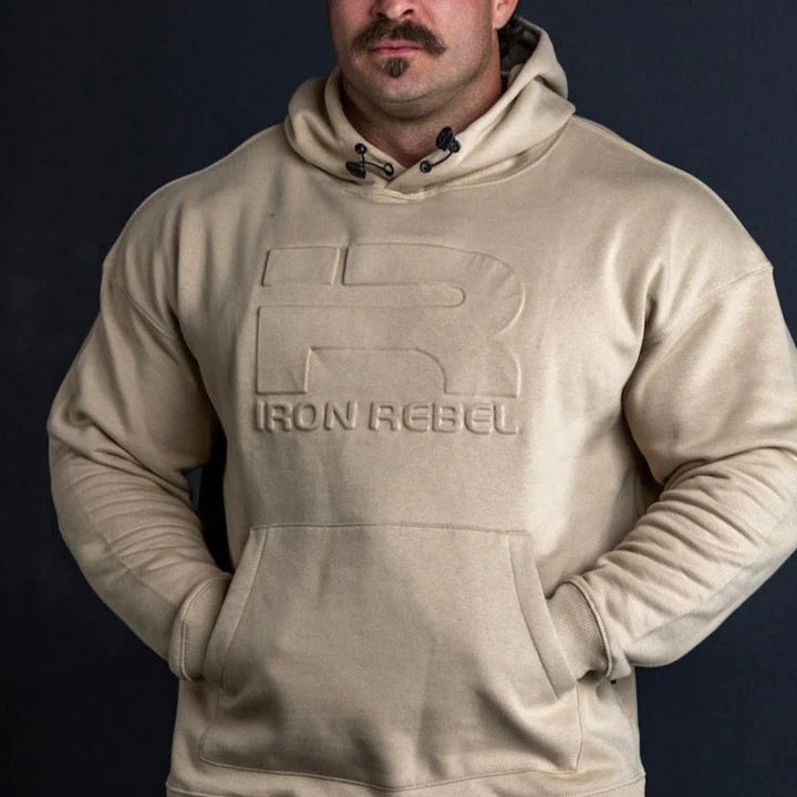 Iron Rebel Embossed Hoodie