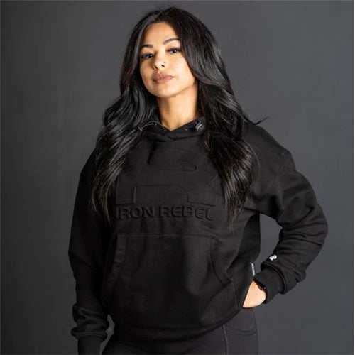 Iron Rebel Embossed Hoodie