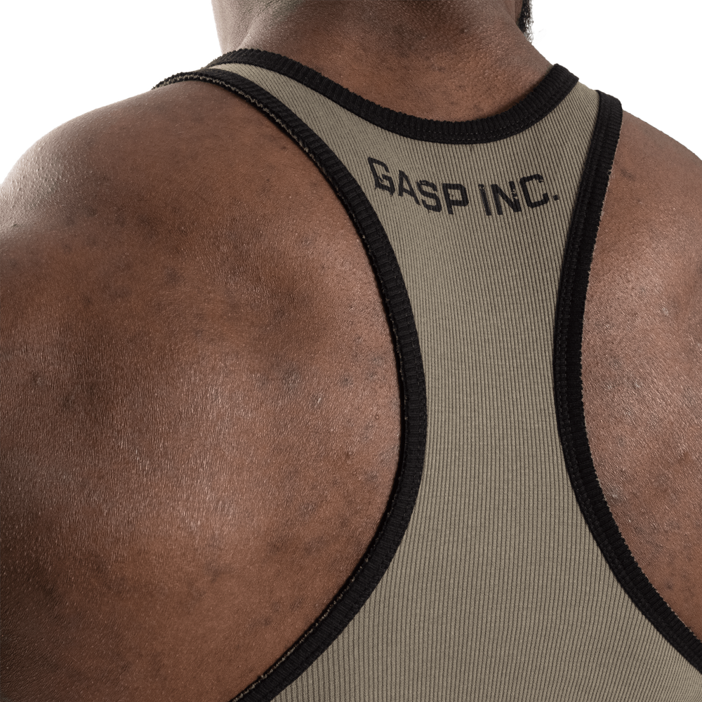 GASP Ribbed T-Back